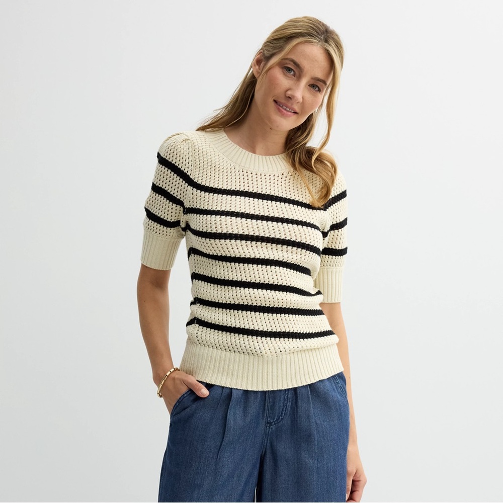 Women's Sonoma Goods For Life® Short Sleeve Sweater - XL